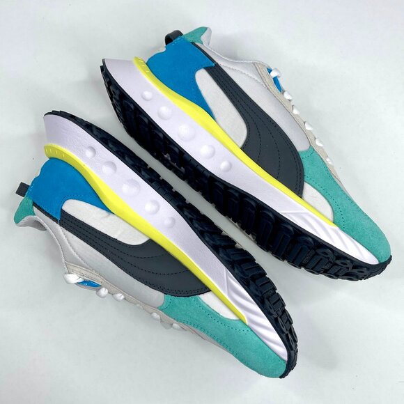 PUMA Wild Rider Rollin Jr Elektro Aqua Shoes - Picture 6 of 13